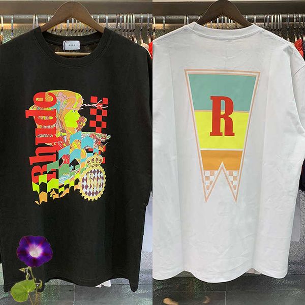 men's t shirts tshirts rhude graffiti print t shirt cotton couple summer dress tshirt, White;black
men's t shirts tshirts rhude graffiti print t shirt cotton couple summer dress tshirt, White;black