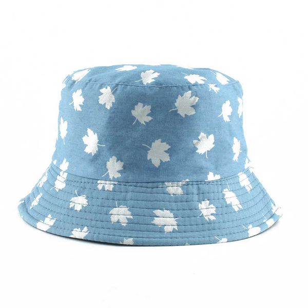 wide brim hats 2020 new maple leaf print fisherman hat denim bucket hats reversible bob caps hip hop gorros men women panama bucket cap p230, Blue;gray
wide brim hats 2020 new maple leaf print fisherman hat denim bucket hats reversible bob caps hip hop gorros men women panama bucket cap p230, Blue;gray