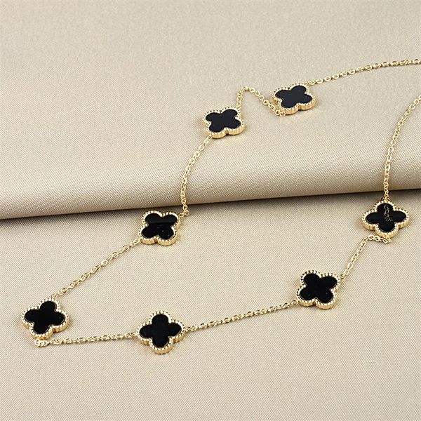 fine design titanium steel cute 4 leaf clover pendant necklace jewelry for women gift252m, Silver
fine design titanium steel cute 4 leaf clover pendant necklace jewelry for women gift252m, Silver