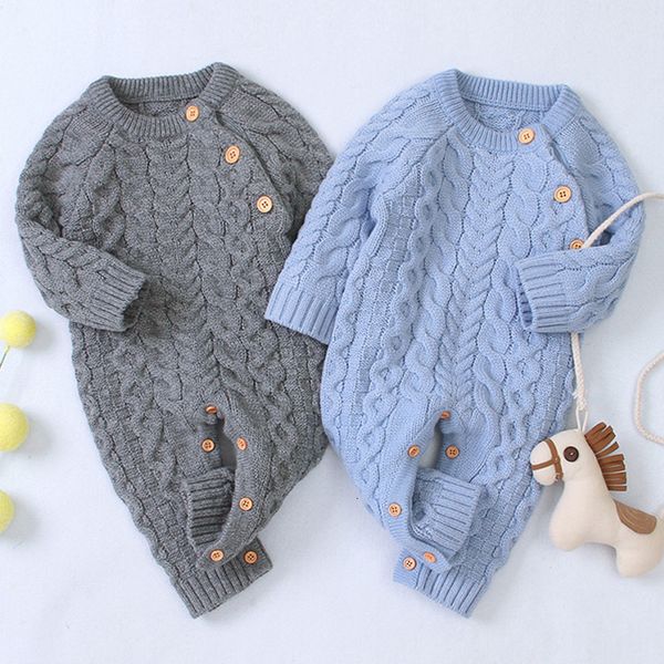 rompers baby rompers knitted clothes winter thick warm born boys girls jumpsuits long sleeve toddler infant outfits children sweaters 230311, Blue
rompers baby rompers knitted clothes winter thick warm born boys girls jumpsuits long sleeve toddler infant outfits children sweaters 230311, Blue