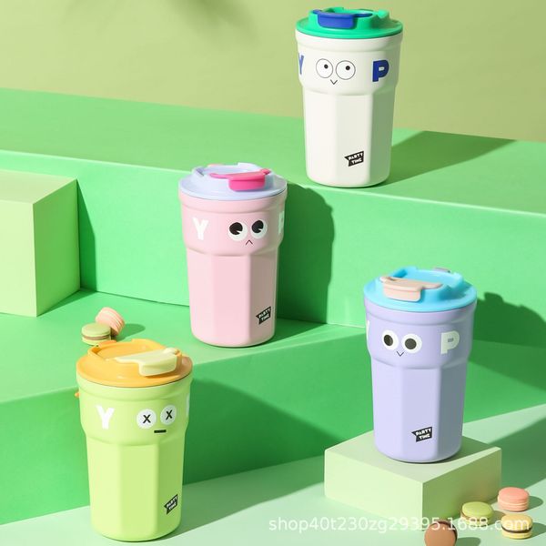 coffee thermos cup fashion portable casual cup stainless steel high-value male and female students car water cup
coffee thermos cup fashion portable casual cup stainless steel high-value male and female students car water cup