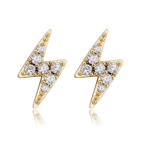 eearings ins925 lightning zircon hip hop earrings new pure silver jewelry linka, Golden
eearings ins925 lightning zircon hip hop earrings new pure silver jewelry linka, Golden