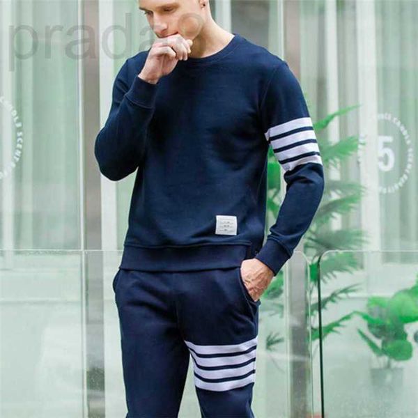 men's hoodies sweatshirts designer autumn winter pure cotton loopback jersey knit engineered arm stripe thom sweatshirt crewneck pullov, Black
men's hoodies sweatshirts designer autumn winter pure cotton loopback jersey knit engineered arm stripe thom sweatshirt crewneck pullov, Black