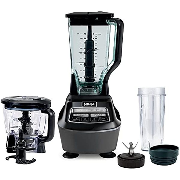 ninja bl770amz mega kitchen system, 72 oz. pitcher, 8-cup food processor, 16 oz. single serve cup, 1500-watt, black juicers
ninja bl770amz mega kitchen system, 72 oz. pitcher, 8-cup food processor, 16 oz. single serve cup, 1500-watt, black juicers