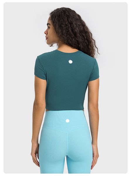 women yoga outfit knitted short sleeve moisture wicking cropbreathable seamless short summer
women yoga outfit knitted short sleeve moisture wicking cropbreathable seamless short summer