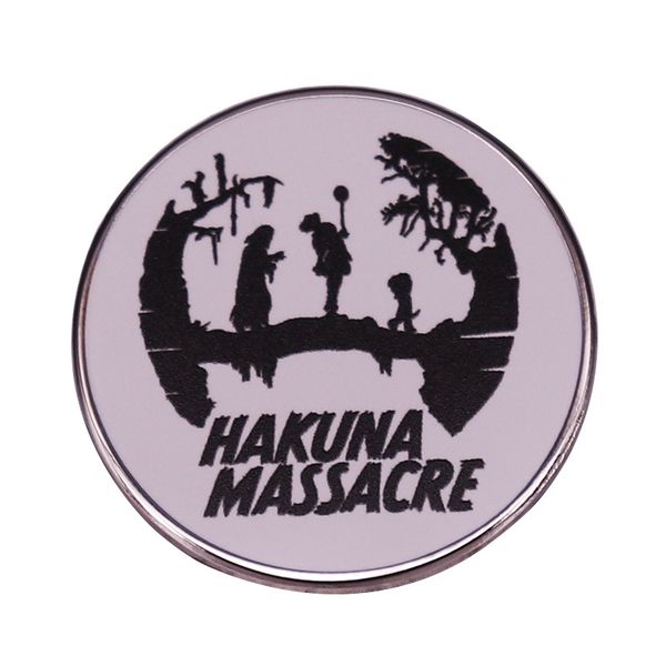 hakuna massacre brooch horror film mix and match badge gothic punk art accessories, Blue
hakuna massacre brooch horror film mix and match badge gothic punk art accessories, Blue