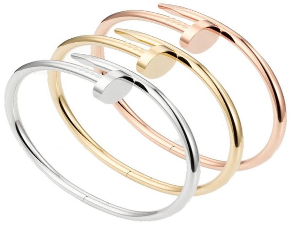 classic bangle nail bracelet designer bracelets luxury jewelry for women fashion bangle titanium steel alloy goldplated craft nev8833133, Black
classic bangle nail bracelet designer bracelets luxury jewelry for women fashion bangle titanium steel alloy goldplated craft nev8833133, Black