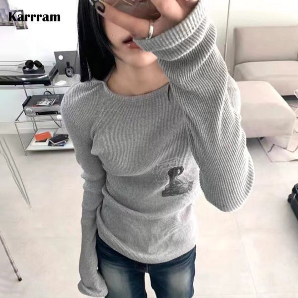 women s t shirt karrram grunge ribbed t shirt korean fashion chic print long sleeve tee shirt kpop fairycore knitted tshirt harajuku streetw, White
women s t shirt karrram grunge ribbed t shirt korean fashion chic print long sleeve tee shirt kpop fairycore knitted tshirt harajuku streetw, White
