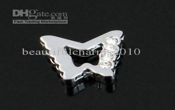 100pcslot 8mm half rhinestones butterfly slide charms diy accessories fit for 8mm key chain wristband5973712, Bronze;silver
100pcslot 8mm half rhinestones butterfly slide charms diy accessories fit for 8mm key chain wristband5973712, Bronze;silver