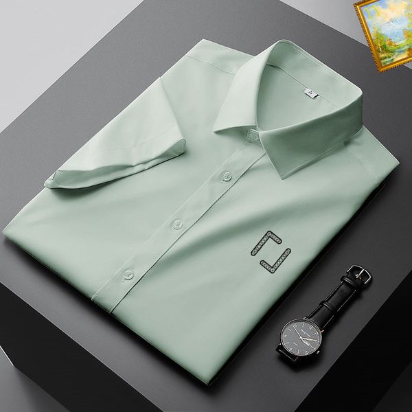 designer men's shirt solid color business fashion short sleeve shirt comfortable slim brand 6 colors men's shirt short sleeve clot, White;black
designer men's shirt solid color business fashion short sleeve shirt comfortable slim brand 6 colors men's shirt short sleeve clot, White;black
