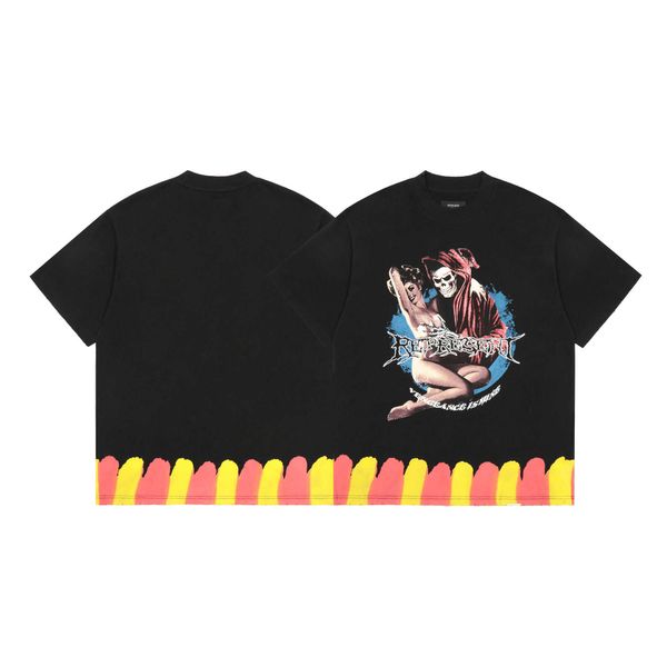2022 summer new high street trend representative letter printing lace design loose men and women short sleeve t-shirt40ed, White;black
2022 summer new high street trend representative letter printing lace design loose men and women short sleeve t-shirt40ed, White;black