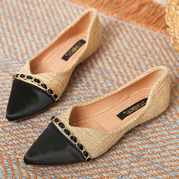 dress shoes fashion metal chain casual flat shoes woman new summer comfortable softsoled shoes pointed toe shallow female loafers ks105 j230, Black
dress shoes fashion metal chain casual flat shoes woman new summer comfortable softsoled shoes pointed toe shallow female loafers ks105 j230, Black