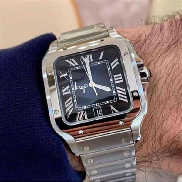 2022 new square watches 40mm geneva genuine stainless steel mechanical watches case and bracelet fashion mens male wristwatch286d, Slivery;brown
2022 new square watches 40mm geneva genuine stainless steel mechanical watches case and bracelet fashion mens male wristwatch286d, Slivery;brown