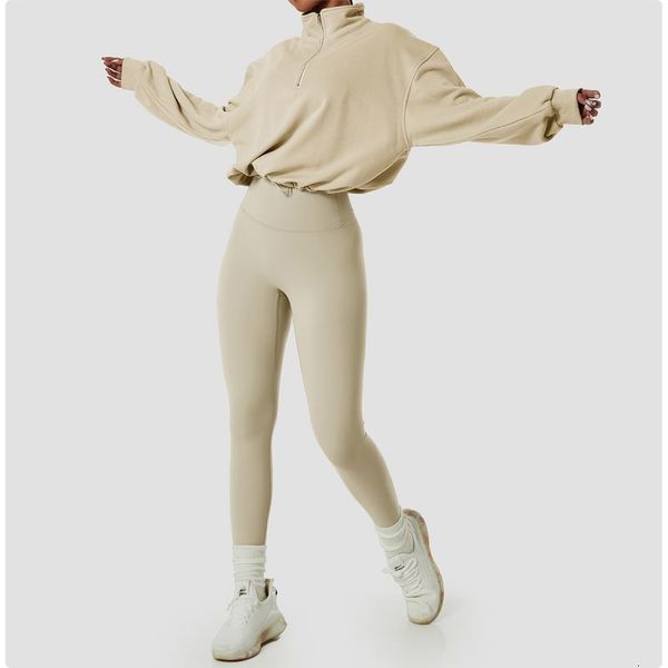 yoga outfits high collar winter sweater 2 two piece warm loose hoodie set workout clothes for women sportwear outfit fitness 230310
yoga outfits high collar winter sweater 2 two piece warm loose hoodie set workout clothes for women sportwear outfit fitness 230310