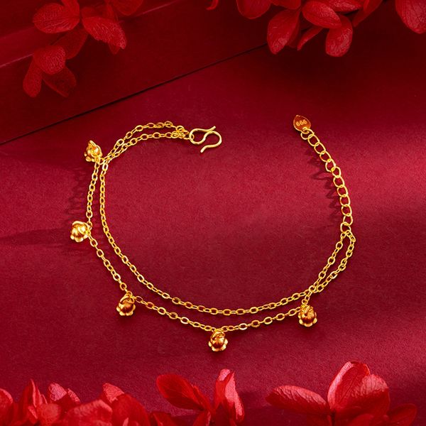 women bracelet wrist chain perfect exquisite fashion real 18k yellow gold filled beautiful jewelry gift, Black
women bracelet wrist chain perfect exquisite fashion real 18k yellow gold filled beautiful jewelry gift, Black