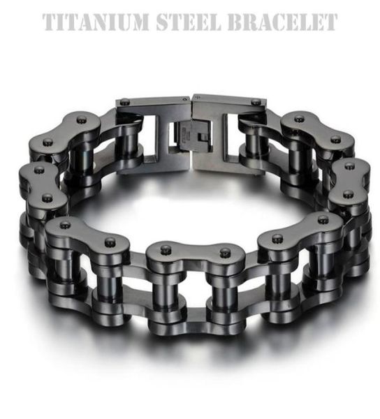titanium steel ip black plating biker bicycle chains bracelet punk wristbands brace lace male trendy jewelry 23cm4711144
titanium steel ip black plating biker bicycle chains bracelet punk wristbands brace lace male trendy jewelry 23cm4711144