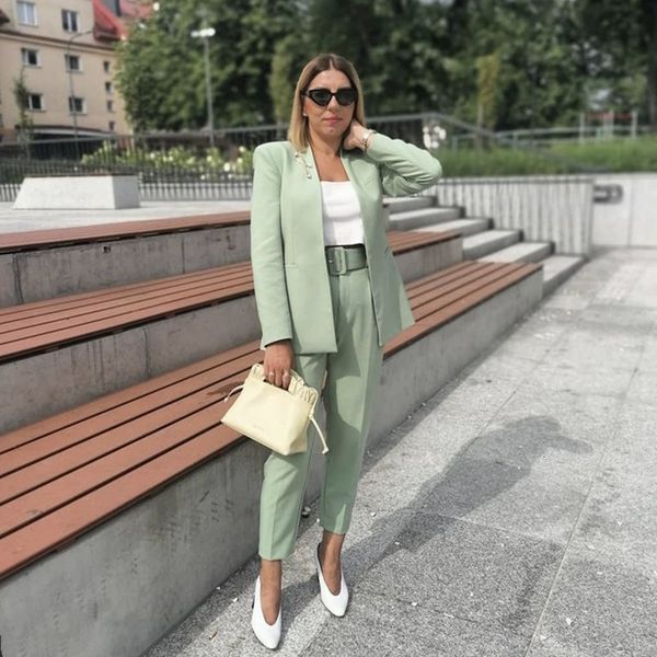 women's suits blazers woman elegant solid slim blazer suit spring casual female high waisted pencil pants suits office ladies 10 color, White;black
women's suits blazers woman elegant solid slim blazer suit spring casual female high waisted pencil pants suits office ladies 10 color, White;black