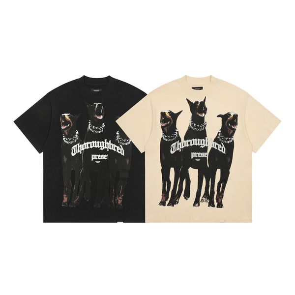 23ss europe uk t shirt high street tee vintage dogs spring summer short sleeve skateboard men women tshirt, Black;brown
23ss europe uk t shirt high street tee vintage dogs spring summer short sleeve skateboard men women tshirt, Black;brown