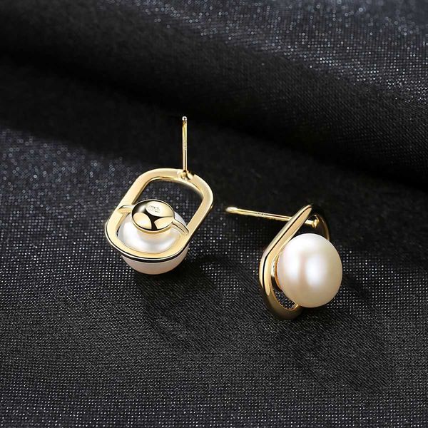 eearings pag&mag freshwater black pearl s925 sterling silver steamed bun beads version creative geometric women's earrings linka, Golden
eearings pag&mag freshwater black pearl s925 sterling silver steamed bun beads version creative geometric women's earrings linka, Golden