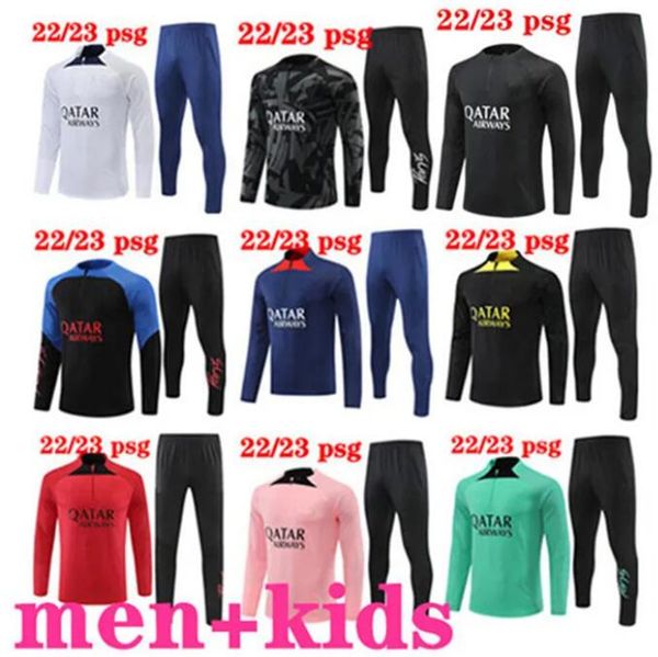 21 22 23 psgs tracksuit 2021 2022 2023 mbappe kids and men training suit long sleeve football soccer jersey kit uniform chandal boys, Black
21 22 23 psgs tracksuit 2021 2022 2023 mbappe kids and men training suit long sleeve football soccer jersey kit uniform chandal boys, Black