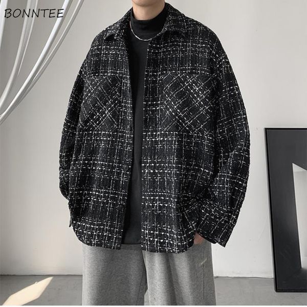 men's jackets jackets men plaid handsome cargo autumn fashion all-match casual ulzzang baggy cool streetwear daily simply pockets cozy, Black;brown
men's jackets jackets men plaid handsome cargo autumn fashion all-match casual ulzzang baggy cool streetwear daily simply pockets cozy, Black;brown