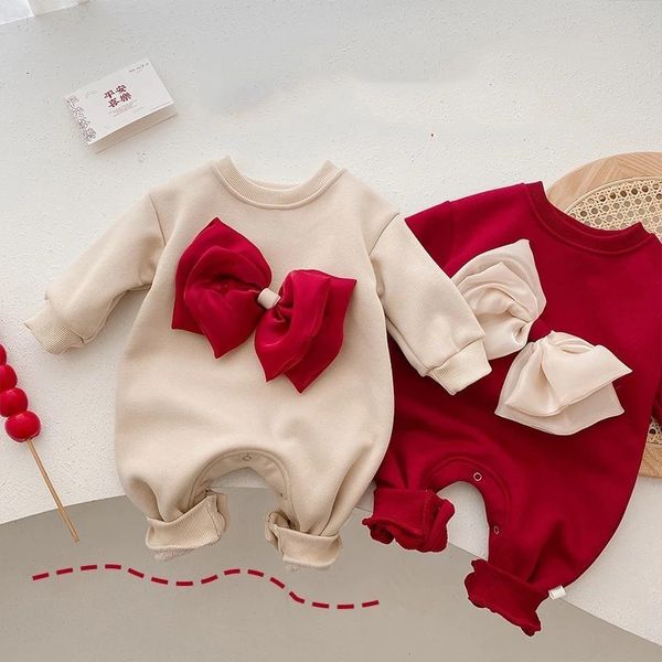 rompers autumn toddler boy girl long sleeve romper born infant big bow pure color soft jumpsuit baby cotton outwear onesie 230311, Blue
rompers autumn toddler boy girl long sleeve romper born infant big bow pure color soft jumpsuit baby cotton outwear onesie 230311, Blue