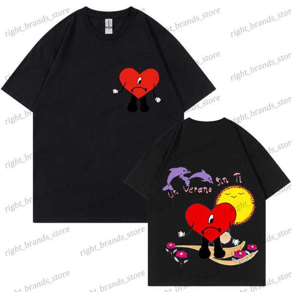 men's t-shirts large short-sleeved t-shirt men's round neck plain cotton texture unverano sin ti bad bunny t-shirt t230311, White;black
men's t-shirts large short-sleeved t-shirt men's round neck plain cotton texture unverano sin ti bad bunny t-shirt t230311, White;black