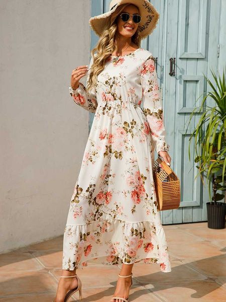 casual dresses 2022 spring summer women's long dress casual long sleeve high waist beach women's bohemian chiffon dress floral ves, Black;gray
casual dresses 2022 spring summer women's long dress casual long sleeve high waist beach women's bohemian chiffon dress floral ves, Black;gray
