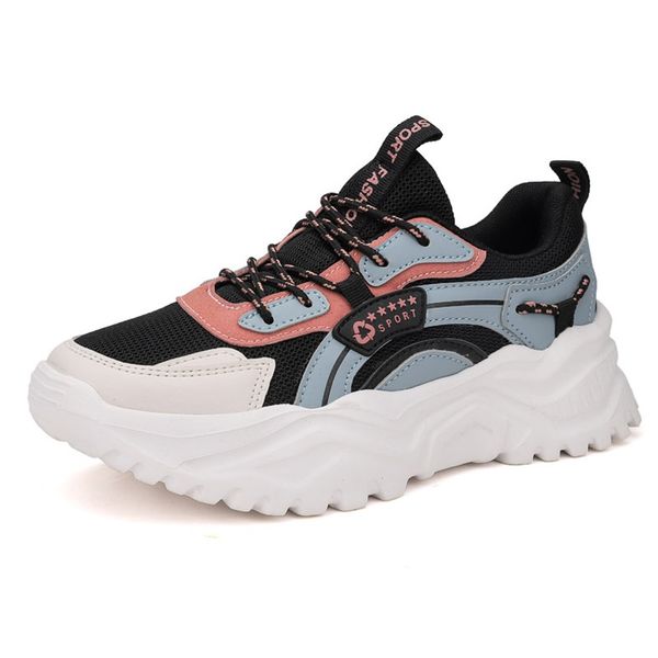 casual shoes spring new thick soles increase popular sports dad shoes women's fashion versatile breathable single shoe soft soles trend, Black
casual shoes spring new thick soles increase popular sports dad shoes women's fashion versatile breathable single shoe soft soles trend, Black