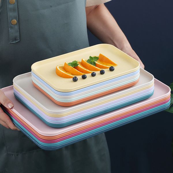 unbreakable lunch tray, decorative food serving tray, coffee table tray, wheat straw tray tea platter for couch, party, dining, picnic, snac
unbreakable lunch tray, decorative food serving tray, coffee table tray, wheat straw tray tea platter for couch, party, dining, picnic, snac