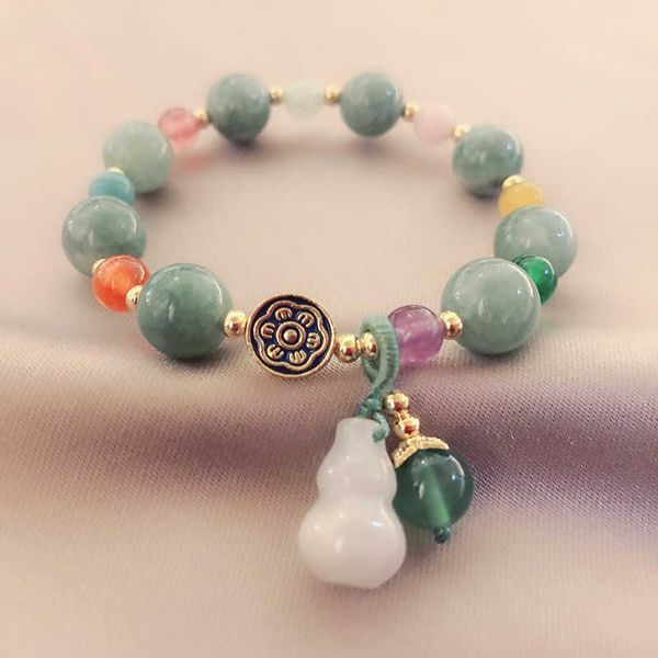 bracelets fashion bracelet women's new tibetan style gourd jade pulp bracelet, Black
bracelets fashion bracelet women's new tibetan style gourd jade pulp bracelet, Black