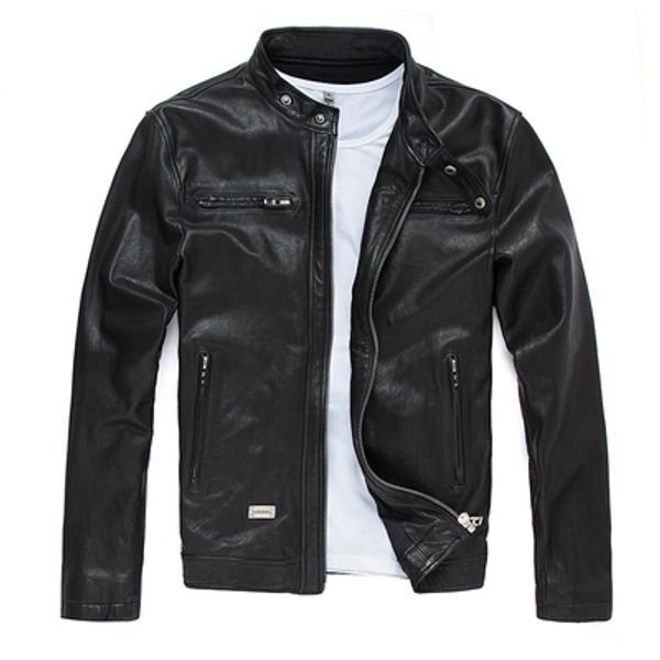 men's jackets men leather jacket 100% genuine real sheep goat skin brand black male bomber motorcycle biker man's coat autumn spri, Black;brown
men's jackets men leather jacket 100% genuine real sheep goat skin brand black male bomber motorcycle biker man's coat autumn spri, Black;brown