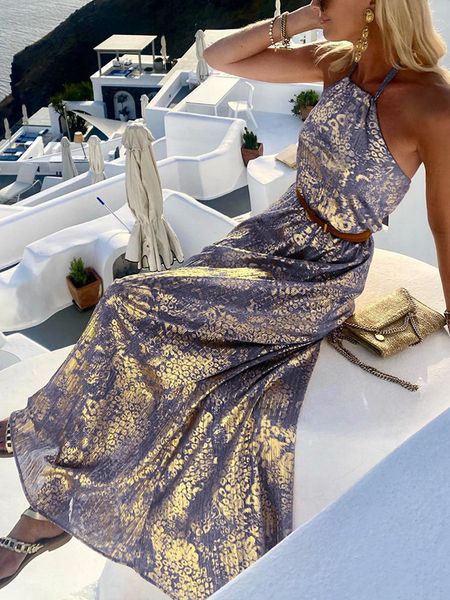casual dresses party beach style women summer halter sleeveless solid elegant maxi backless fashion loungewear ladies vestido 230311, Black;gray
casual dresses party beach style women summer halter sleeveless solid elegant maxi backless fashion loungewear ladies vestido 230311, Black;gray