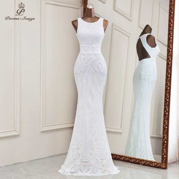 party dresses evening dresses long formal dres elegant mermaid vestidos de fiesta backless gowns 230310, White;black
party dresses evening dresses long formal dres elegant mermaid vestidos de fiesta backless gowns 230310, White;black