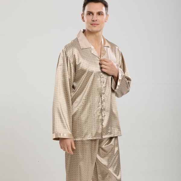 men's sleepwear home comfort men nightwear euro/us size long sleeve pajamas sleeping housewear silk pajamas for men sleepwear mens paja, Black;brown
men's sleepwear home comfort men nightwear euro/us size long sleeve pajamas sleeping housewear silk pajamas for men sleepwear mens paja, Black;brown