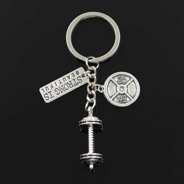 key rings dropshipping body building barbell dumbbell strong strength keychain silver color key rings fashion jewelry gift r230311, Slivery;golden
key rings dropshipping body building barbell dumbbell strong strength keychain silver color key rings fashion jewelry gift r230311, Slivery;golden