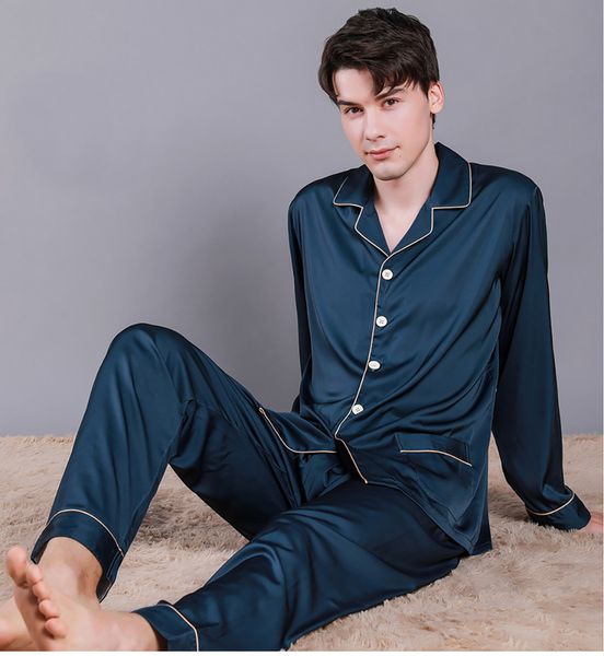 men's sleepwear men summer ice silk sleepwear thin breathable pajama sets solid color silk pajamas comfort satin pajama male casual pij, Black;brown
men's sleepwear men summer ice silk sleepwear thin breathable pajama sets solid color silk pajamas comfort satin pajama male casual pij, Black;brown