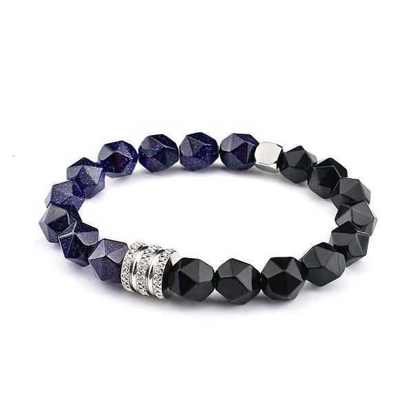 s tiger eye agate 10mm cut stone stainless steel lucky men's beaded bracelet, Black 
s tiger eye agate 10mm cut stone stainless steel lucky men's beaded bracelet, Black
