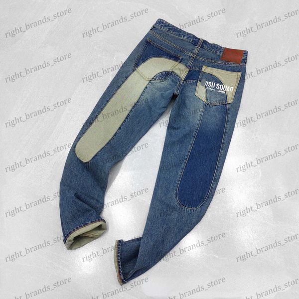 men's jeans 23s spring and autumn trend new ev classic patchwork large narrow leg trousers men and women lovers t230311, Blue
men's jeans 23s spring and autumn trend new ev classic patchwork large narrow leg trousers men and women lovers t230311, Blue