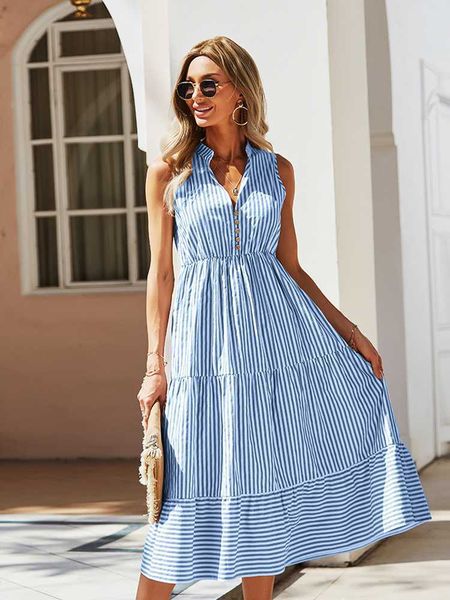 casual dresses vintage ladies summer swing dress women sleeveless casual holiday striped shirt dress women sundress women robe vestidos g230, Black;gray
casual dresses vintage ladies summer swing dress women sleeveless casual holiday striped shirt dress women sundress women robe vestidos g230, Black;gray
