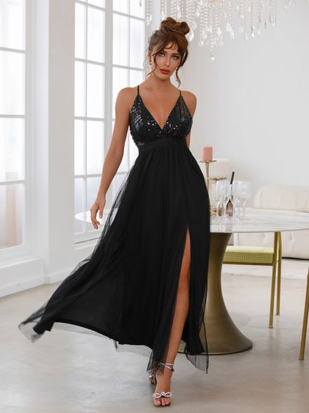 casual dresses yisang women s mesh elegant sequins stitching long party suspender pink 230311, Black;gray
casual dresses yisang women s mesh elegant sequins stitching long party suspender pink 230311, Black;gray