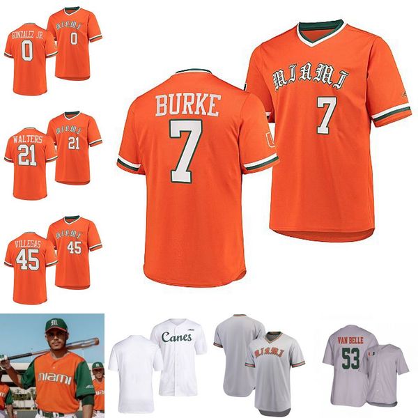 45 edgardo villega college miami hurricanes baseball jersey jacob burke carson palmquist walters yohandy morales cj kayfus dorian gonzalez j, Black
45 edgardo villega college miami hurricanes baseball jersey jacob burke carson palmquist walters yohandy morales cj kayfus dorian gonzalez j, Black