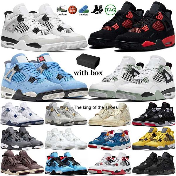 2023 og 4 4s basketball shoes with box women men panda military black cats cool grey cactus jacks craft white oreo seafoam red thunder train
2023 og 4 4s basketball shoes with box women men panda military black cats cool grey cactus jacks craft white oreo seafoam red thunder train