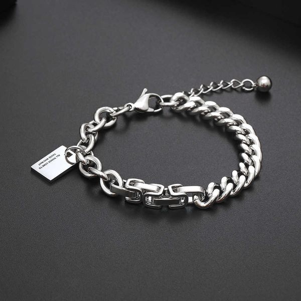 bracelets imi personality korean titanium steel fashion men's and women's lovers accessories hand jewelry bracelet hip hop yl173, Black
bracelets imi personality korean titanium steel fashion men's and women's lovers accessories hand jewelry bracelet hip hop yl173, Black