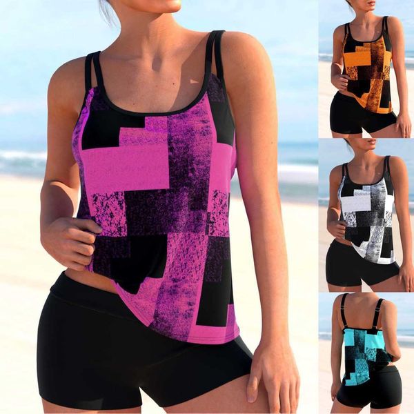 monokinis designer luxury swimsuit 2023 women's large split bikini geometric square print pants swimwear, Black
monokinis designer luxury swimsuit 2023 women's large split bikini geometric square print pants swimwear, Black