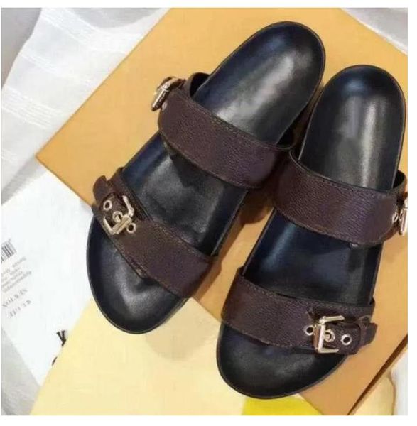 2023 designer double strap slippers bom dia flat mules shoes for men and women patent leather slides summer beach fashion flip flops with bo, Black
2023 designer double strap slippers bom dia flat mules shoes for men and women patent leather slides summer beach fashion flip flops with bo, Black