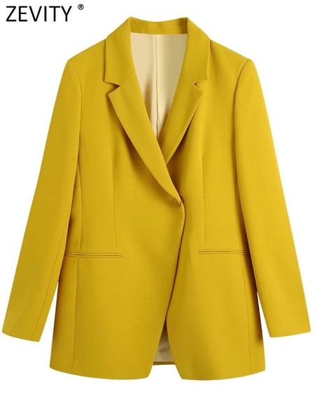 women's suits blazers zevity women fashion notched collar irregular design yellow blazer coat female chic one button casual slim suits, White;black
women's suits blazers zevity women fashion notched collar irregular design yellow blazer coat female chic one button casual slim suits, White;black