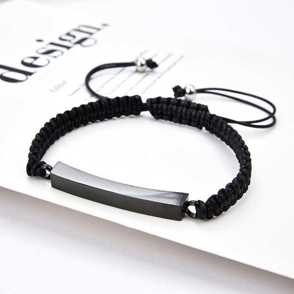 bracelets stainless steel smooth curved strip for ashes perfume and other commemorative woven rope bracelet black
bracelets stainless steel smooth curved strip for ashes perfume and other commemorative woven rope bracelet black