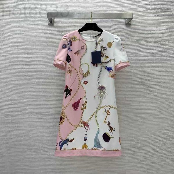 street style dresses designer new autumn o neck short sleeve beading fashion milan runway dress brand same women's rxqz, Black;pink
street style dresses designer new autumn o neck short sleeve beading fashion milan runway dress brand same women's rxqz, Black;pink