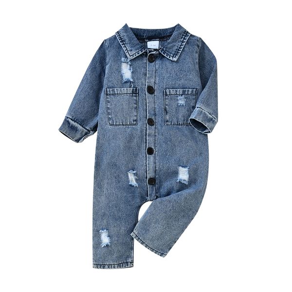 rompers born baby girls boys romper denim long sleeve button down lapel neck jumpsuit with pockets 230311, Blue
rompers born baby girls boys romper denim long sleeve button down lapel neck jumpsuit with pockets 230311, Blue